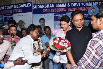 Maharshi Movie Team Visit Sudarshan 35mm - 44 of 56
