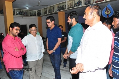 Mega Star Chiranjeevi Watching Vijetha Movie - 27 of 28