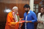 Mohan Babu Family Meets Modi - 2 of 5