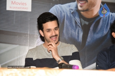 Mr Majnu Movie Press Meet At Vijayawada - 12 of 18