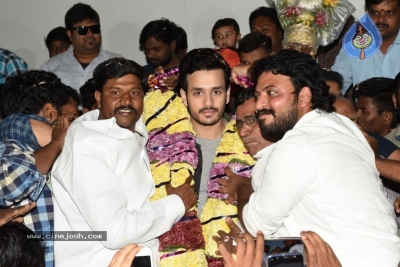 Mr Majnu Movie Team At Ashoka Theatre Rajahmundry - 6 of 8