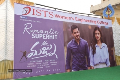 Mr Majnu Movie Team At ISTS Womens Engineering College - 3 of 20