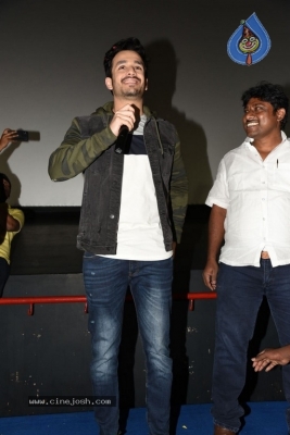 Mr Majnu Team At Sailaja Theatre Vijayawada - 7 of 17