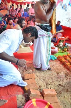 Nadigar Sangam New Building Foundation Laying Event - 95 of 96