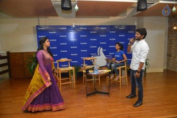 Nani and Keerthi Suresh at Facebook Office - 25 of 63