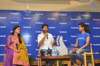 Nani and Keerthi Suresh at Facebook Office - 31 of 63