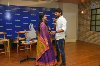 Nani and Keerthi Suresh at Facebook Office - 33 of 63