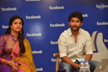 Nani and Keerthi Suresh at Facebook Office - 35 of 63