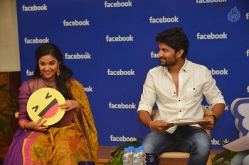 Nani and Keerthi Suresh at Facebook Office - 38 of 63