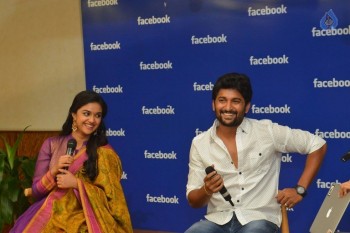 Nani and Keerthi Suresh at Facebook Office - 51 of 63