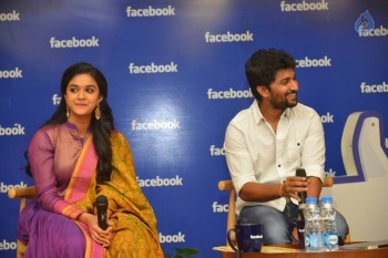 Nani and Keerthi Suresh at Facebook Office - 54 of 63