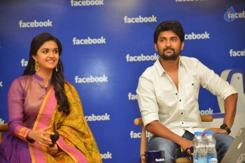 Nani and Keerthi Suresh at Facebook Office - 58 of 63