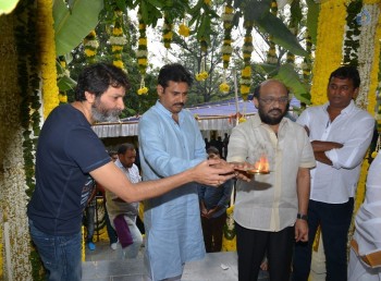 Pawan and Trivikram Movie Opening Photos - 11 of 22