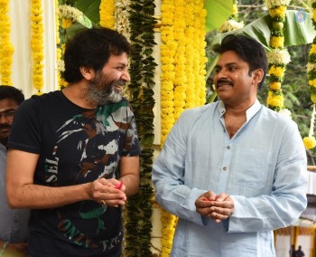 Pawan and Trivikram Movie Opening Photos - 21 of 22