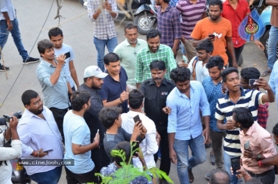 Power Star Pawan Kalyan Fans Hungama at Dil Raju office - 8 of 34