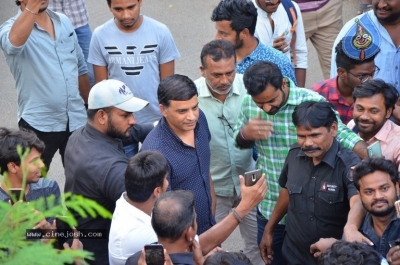 Power Star Pawan Kalyan Fans Hungama at Dil Raju office - 25 of 34