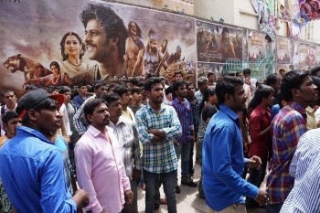 Prabhas Watches Baahubali at Sudarshan 35MM - 5 of 49