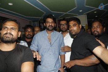 Prabhas Watches Baahubali at Sudarshan 35MM - 6 of 49