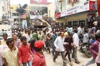 Prabhas Watches Baahubali at Sudarshan 35MM - 10 of 49