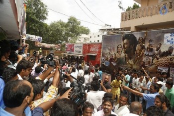 Prabhas Watches Baahubali at Sudarshan 35MM - 33 of 49