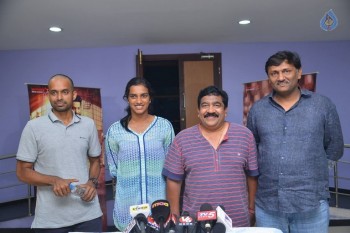 Pullela Gopichand and Sindhu watches Janatha Garage - 1 of 25