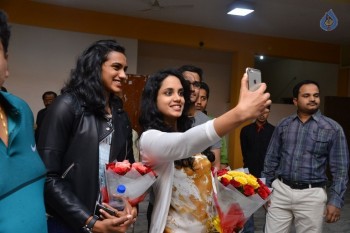 PV Sindhu Watches Ekkadiki Potavu Chinnavada Movie - 2 of 25