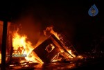 Rajanna Movie Set Fire Accident Photos - 16 of 21