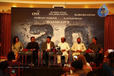 Rajinikanth 2.0 Movie Press Meet at Dubai - 27 of 34
