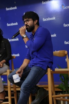 Ram Charan at Hyderabad Facebook Office - 20 of 60