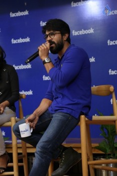 Ram Charan at Hyderabad Facebook Office - 36 of 60