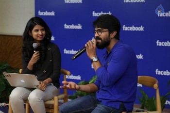 Ram Charan at Hyderabad Facebook Office - 43 of 60