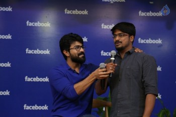 Ram Charan at Hyderabad Facebook Office - 45 of 60