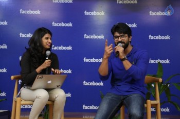 Ram Charan at Hyderabad Facebook Office - 55 of 60