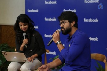 Ram Charan at Hyderabad Facebook Office - 58 of 60