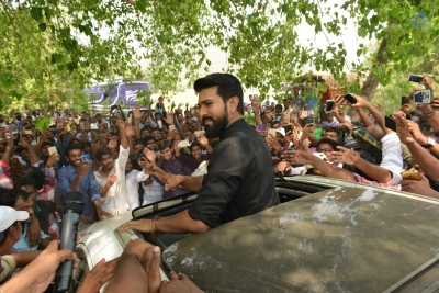 Ram Charan Meets Fans at RC11 Shooting - 6 of 13
