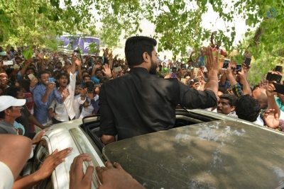 Ram Charan Meets Fans at RC11 Shooting - 12 of 13