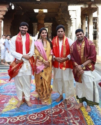 Saakshyam Movie Team Visits Tirumala - 2 of 3