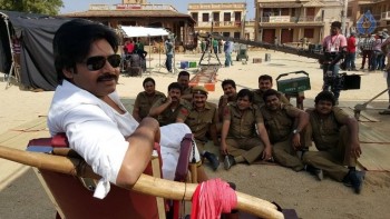 Sardaar Gabbar Singh Working Stills - 4 of 5