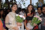 Shriya n Richa Inaugurates Kalamandir Showroom - 79 of 90