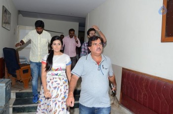 Sreemukhi at Sree Mayuri Theater - 20 of 21