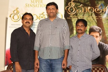 Srimanthudu New Press Meet - 10 of 18