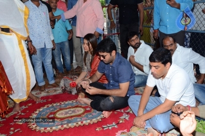 Srinivasa Kalyanam Movie Team Visits Dwaraka Tirumala - 26 of 50