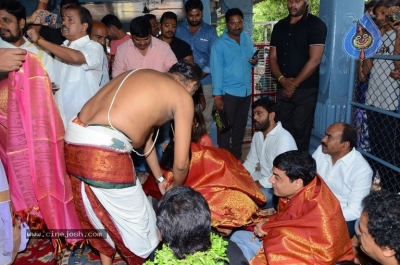 Srinivasa Kalyanam Movie Team Visits Dwaraka Tirumala - 28 of 50