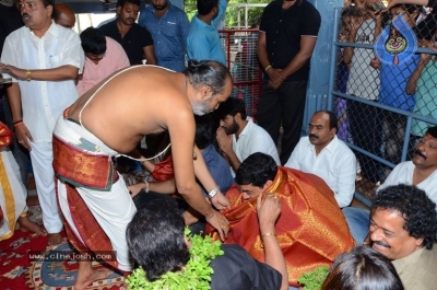 Srinivasa Kalyanam Movie Team Visits Dwaraka Tirumala - 32 of 50