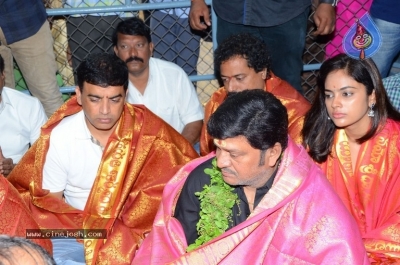 Srinivasa Kalyanam Movie Team Visits Dwaraka Tirumala - 41 of 50