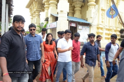 Srinivasa Kalyanam Movie Team Visits Dwaraka Tirumala - 47 of 50
