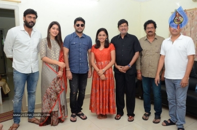 Srinivasa Kalyanam Movie Team Visits Dwaraka Tirumala - 48 of 50