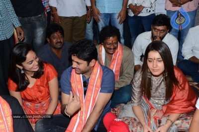 Srinivasa Kalyanam Team At Vijayawada Kanaka Durga Temple - 1 of 15