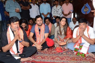 Srinivasa Kalyanam Team At Vijayawada Kanaka Durga Temple - 4 of 15