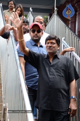 Srinivasa Kalyanam Team At Vijayawada Kanaka Durga Temple - 8 of 15